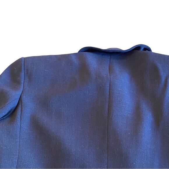 EUC Dark Blue Blazer by Canadian Designer Eldean - Picture 8 of 10